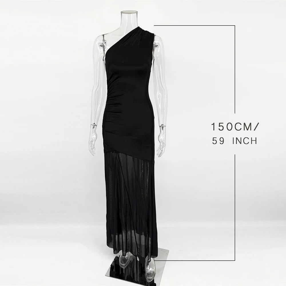 Women's Off-Shoulder Sheer Maxi Dress - product image 8