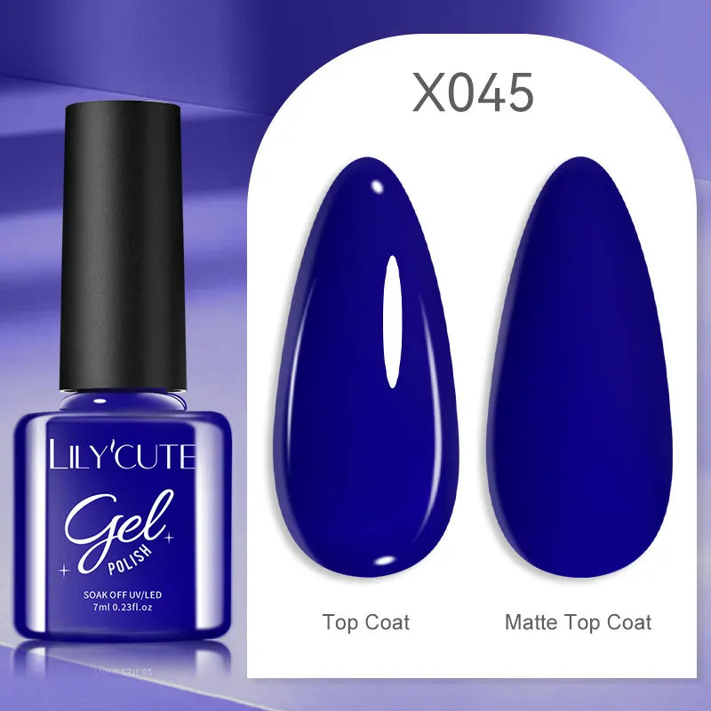 Ojă semipermanentă LILYCUTE Gold Coffee Cat-Eye, 7 ml