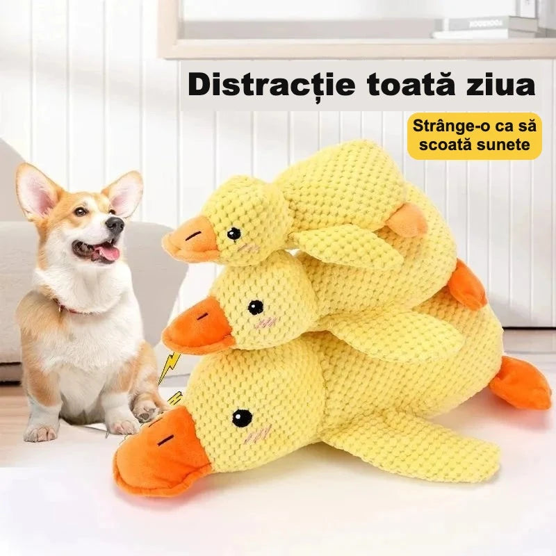 Rățușcă de pluș pentru câini, de îmbrățișat