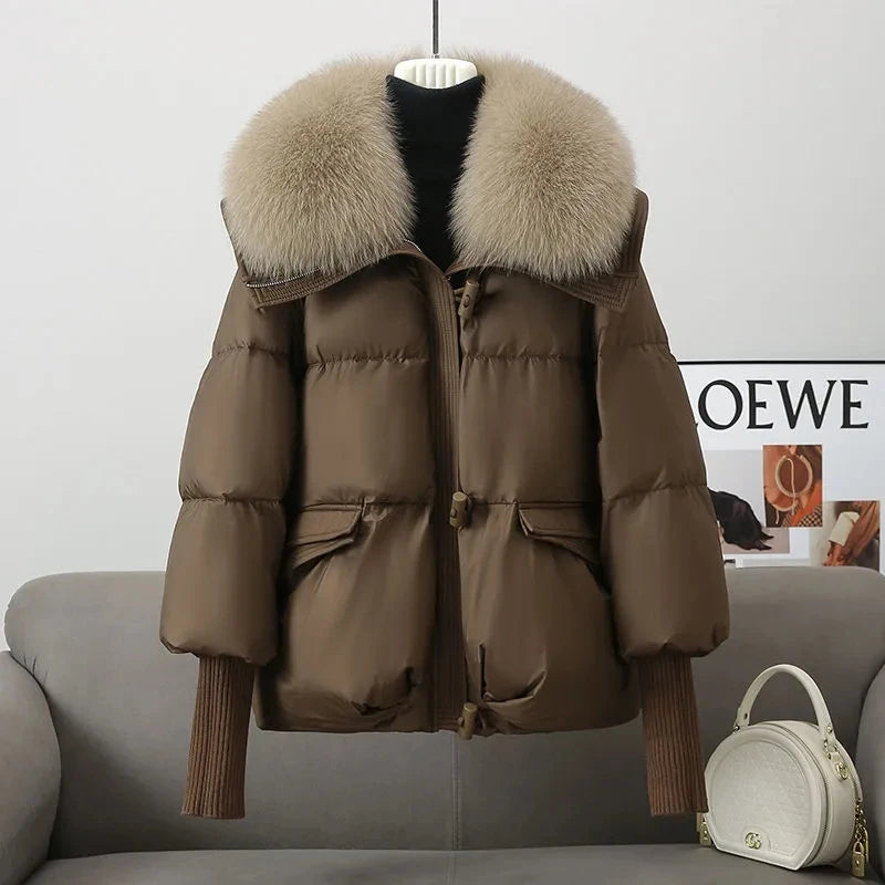 Women's Fur Collar Puffer Jacket - product image 8
