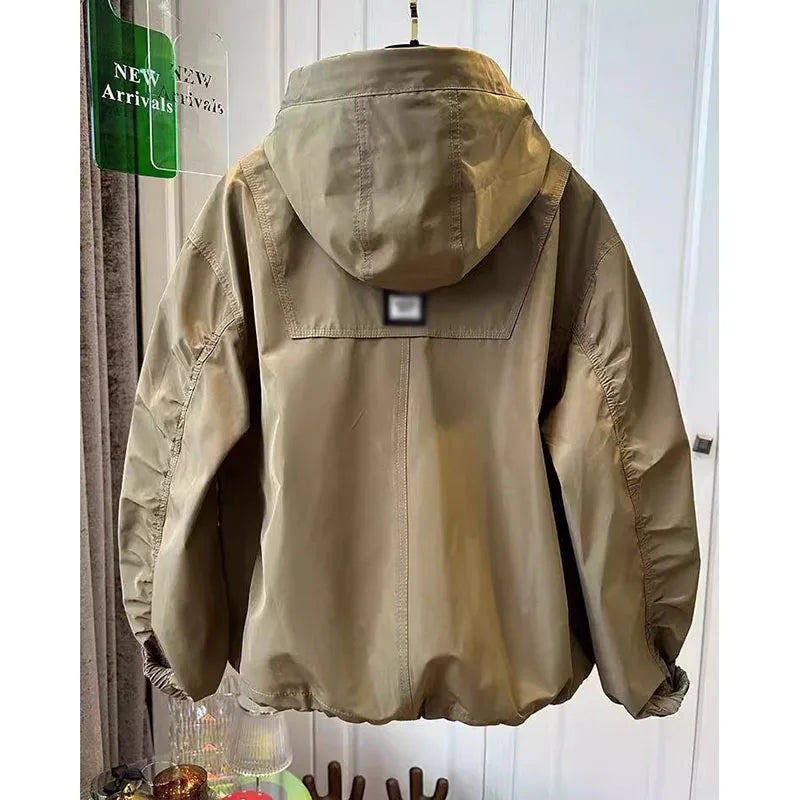 Women's Hooded Long Trench Coat - product image 2