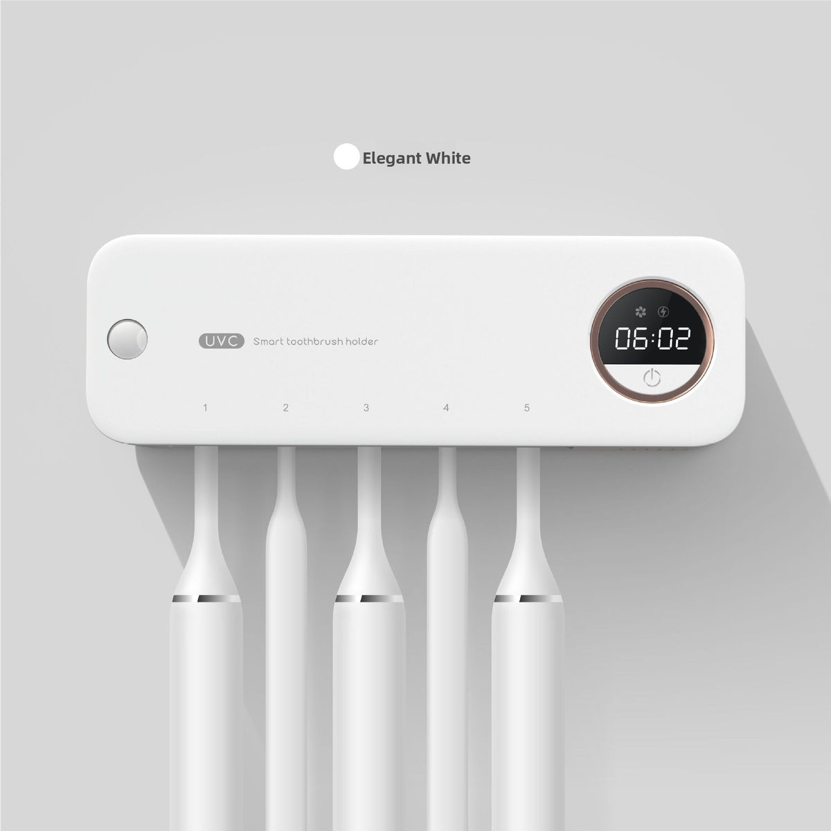 Wall-Mounted UV Toothbrush Holder & Dryer