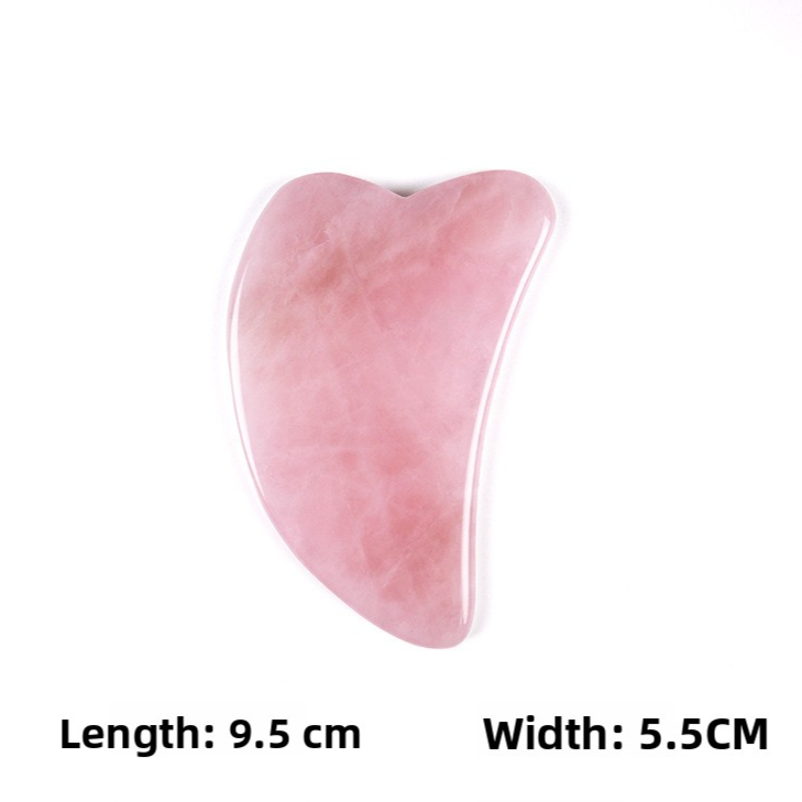 Rose Quartz Gua Sha Massage Stones