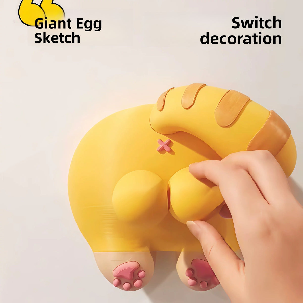 Creative Cat Butt Switch Panel