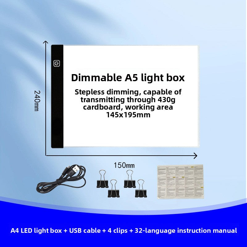 Adjustable LED Light Tracing Board for Drawing Practice