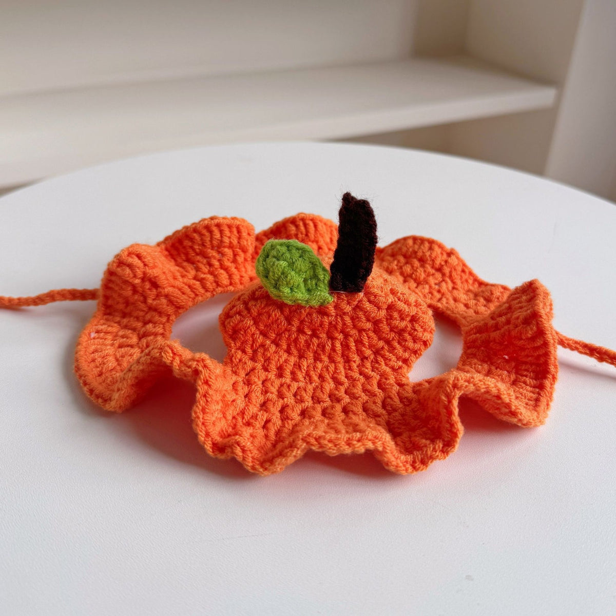 Crochet Pet Hat & Collar Costume Set - image 46