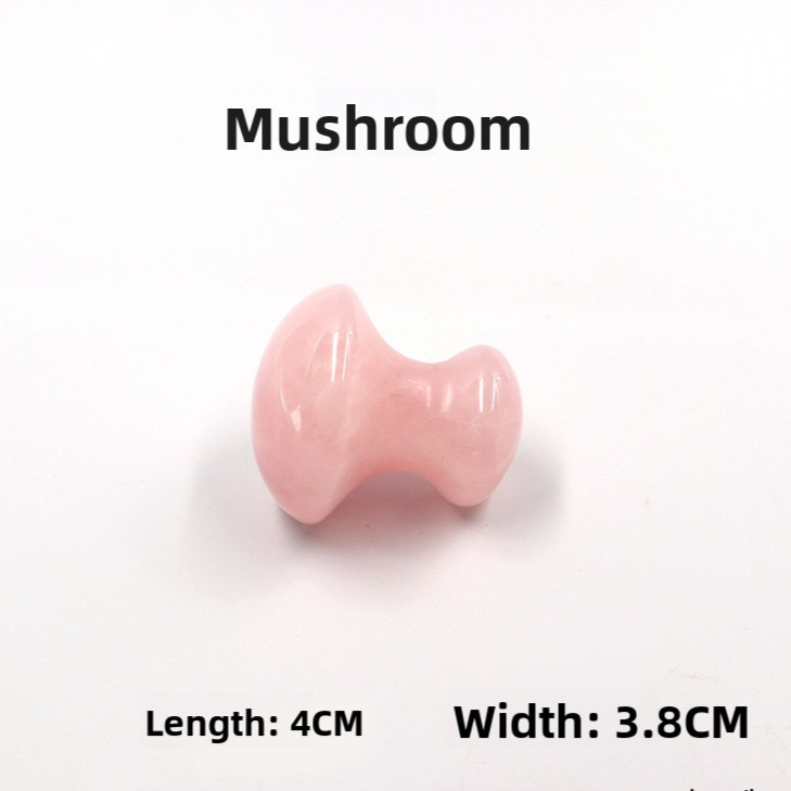 Rose Quartz Gua Sha Massage Stones
