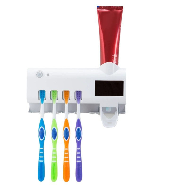 UV Toothbrush Holder with Button or Touch Control