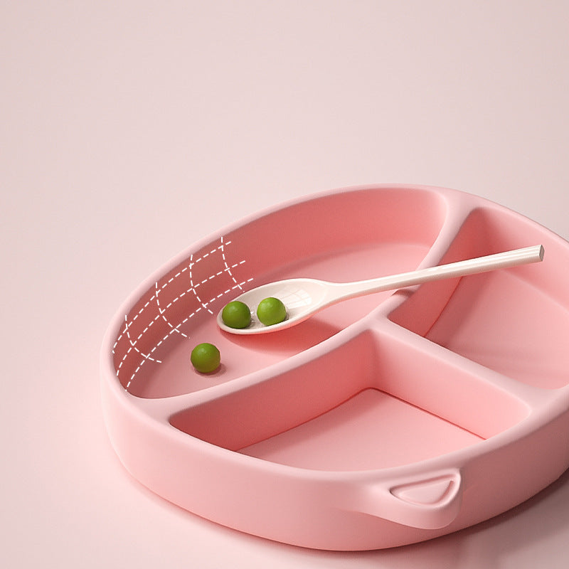 Silicone Baby Suction Plate Set