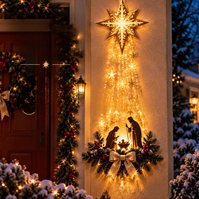 Decorațiune luminoasă LED de Crăciun, de agățat