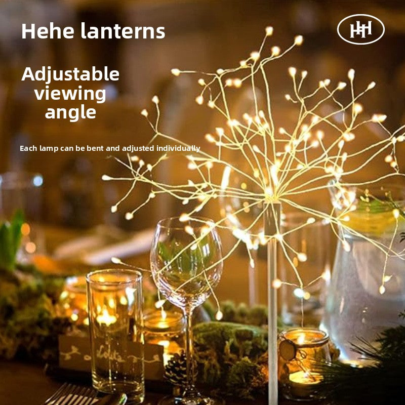 Solar Firework Flower Lights
