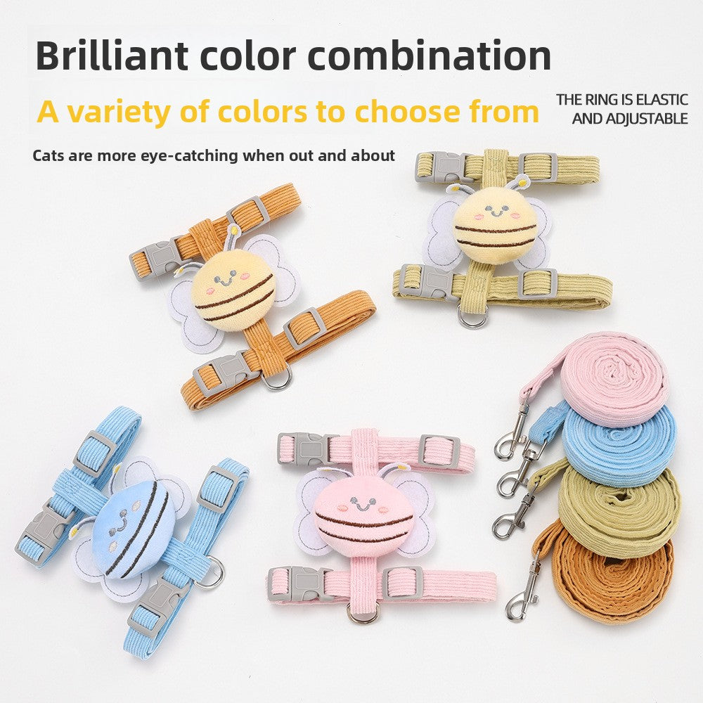Bee Pet Harness & Leash Set