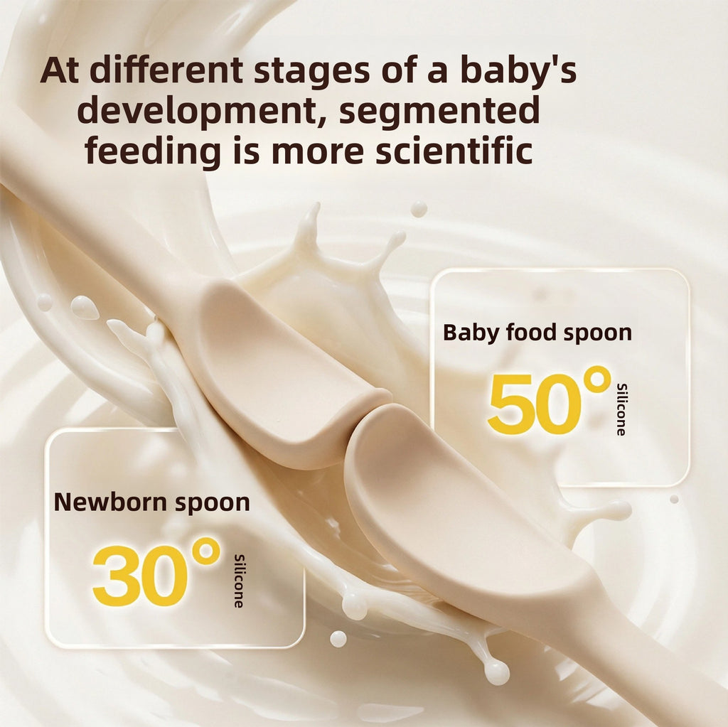 Digital Temperature-Sensing Feeding Spoon