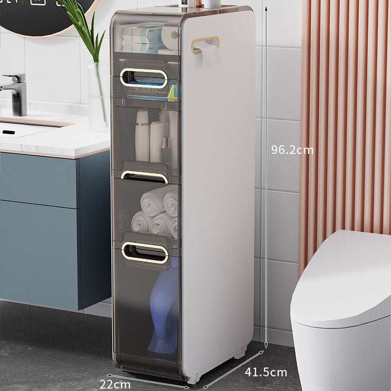 Slim Rolling Storage Cabinet