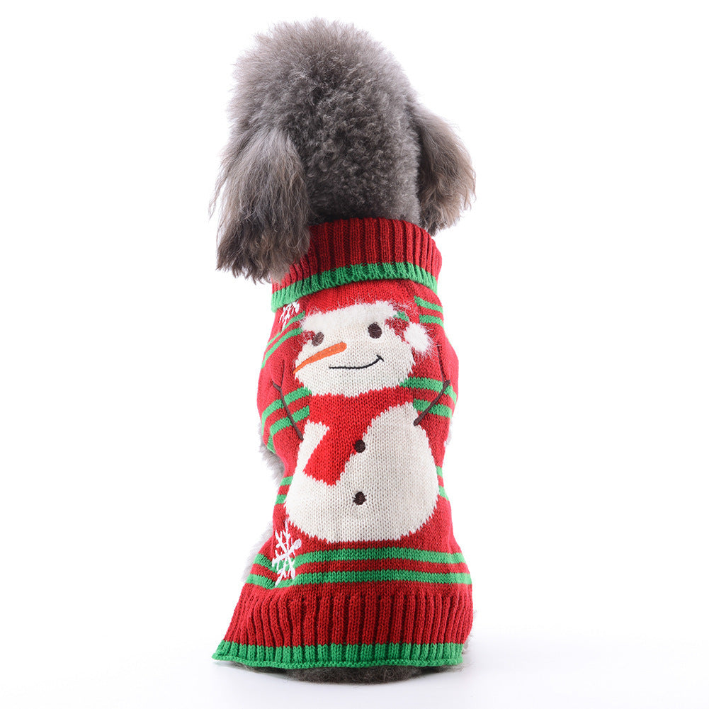 Christmas Knitted Pet Sweater