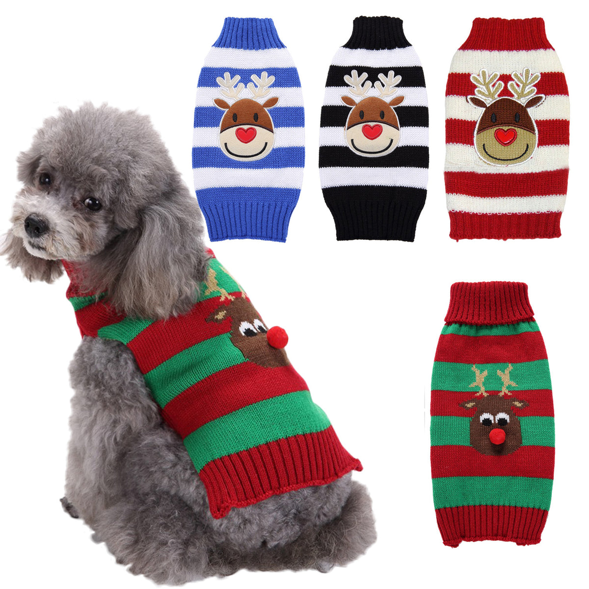 Christmas Knitted Pet Sweater