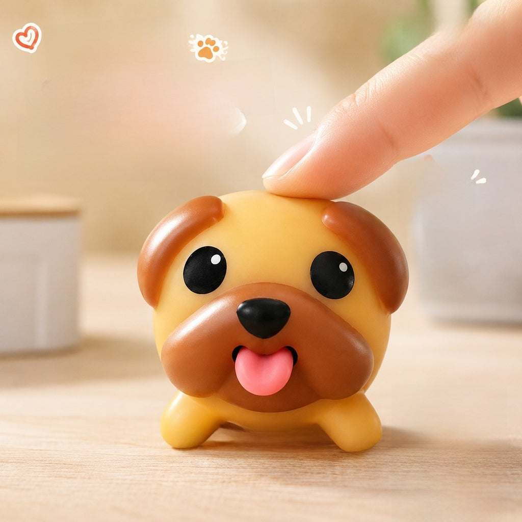 Squishy cățel Shiba Inu cu limba scoasă