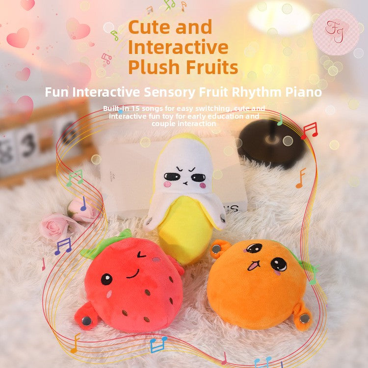Interactive Fruit Plush Toy with Music & Lights - product image 3