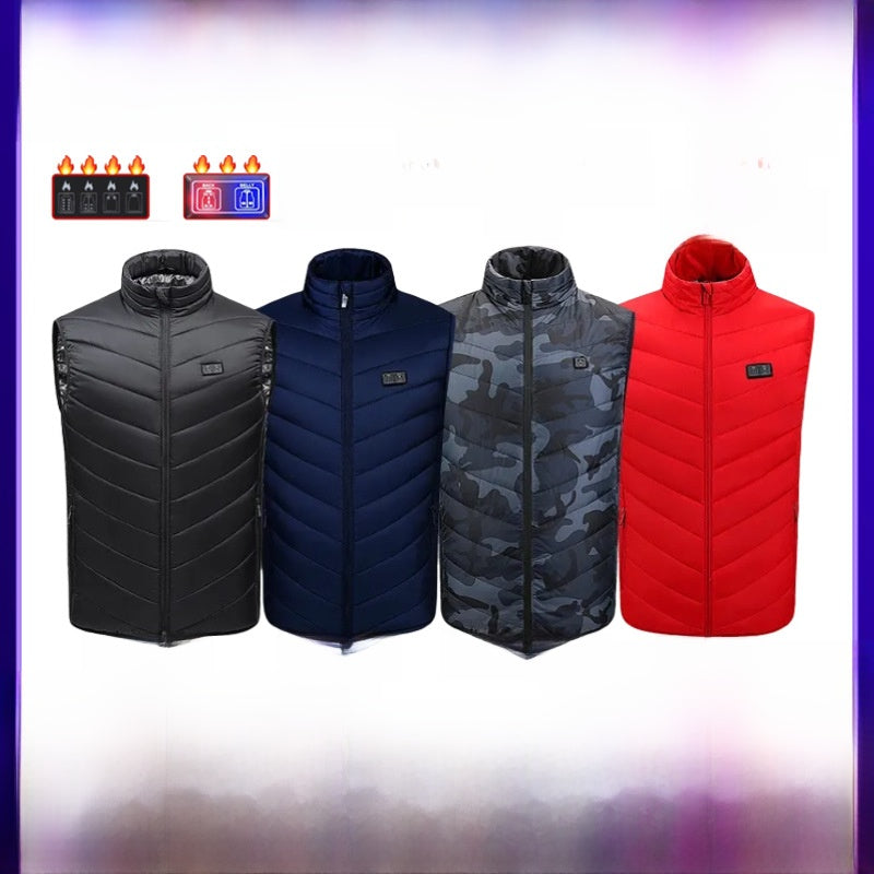 Unisex USB Heated Vest — Multiple Heating-Zone Options