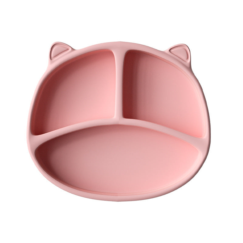 Silicone Baby Suction Plate Set