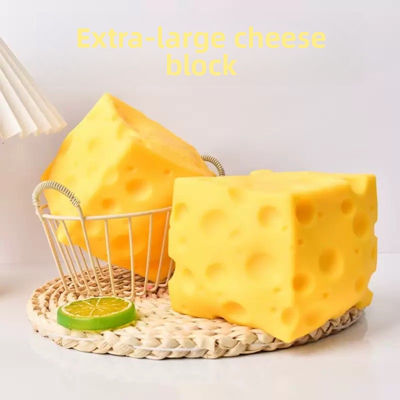 Squishy bucată de brânză cu revenire lentă