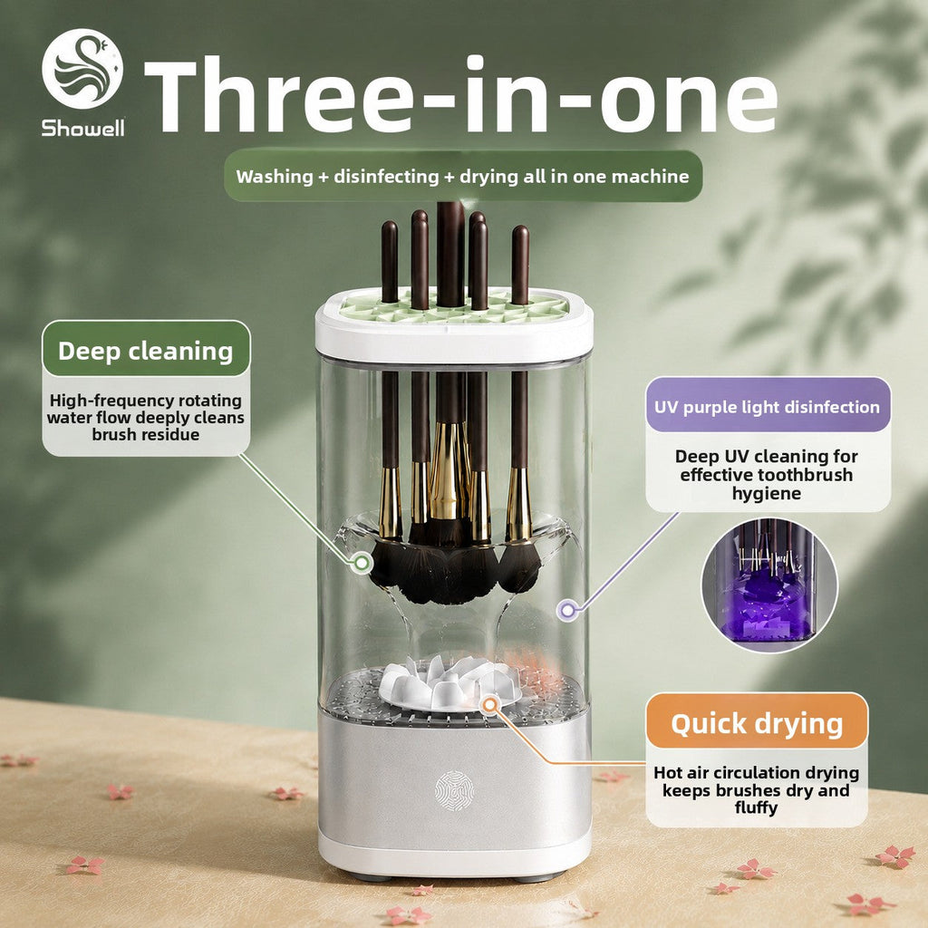 Rechargeable Makeup Brush Cleaner & Dryer - product view 3