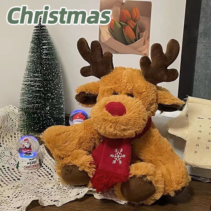 Christmas Reindeer Plush Toy, 28 cm