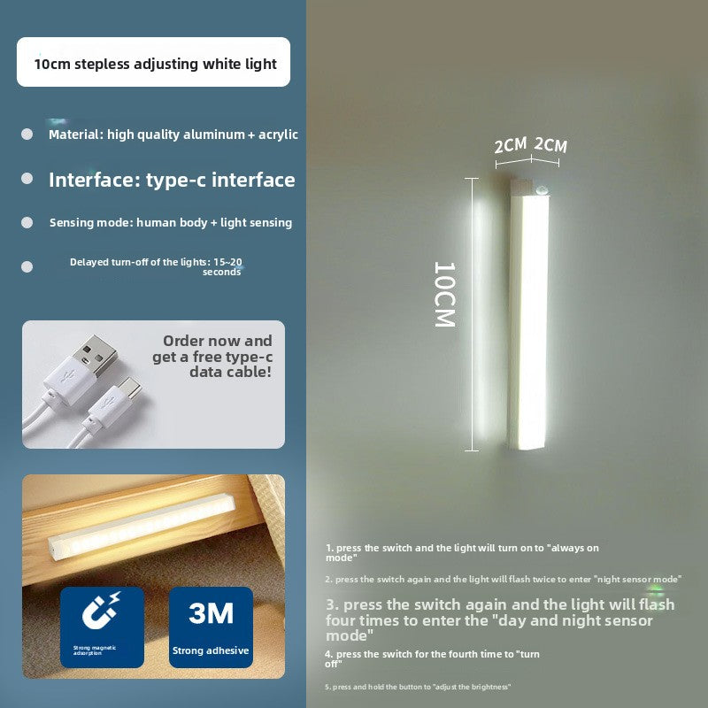 Ultra-Thin Rechargeable Motion Sensor LED Light Strip