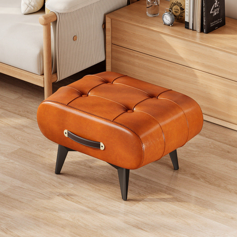 Cushioned Entryway Shoe Stool