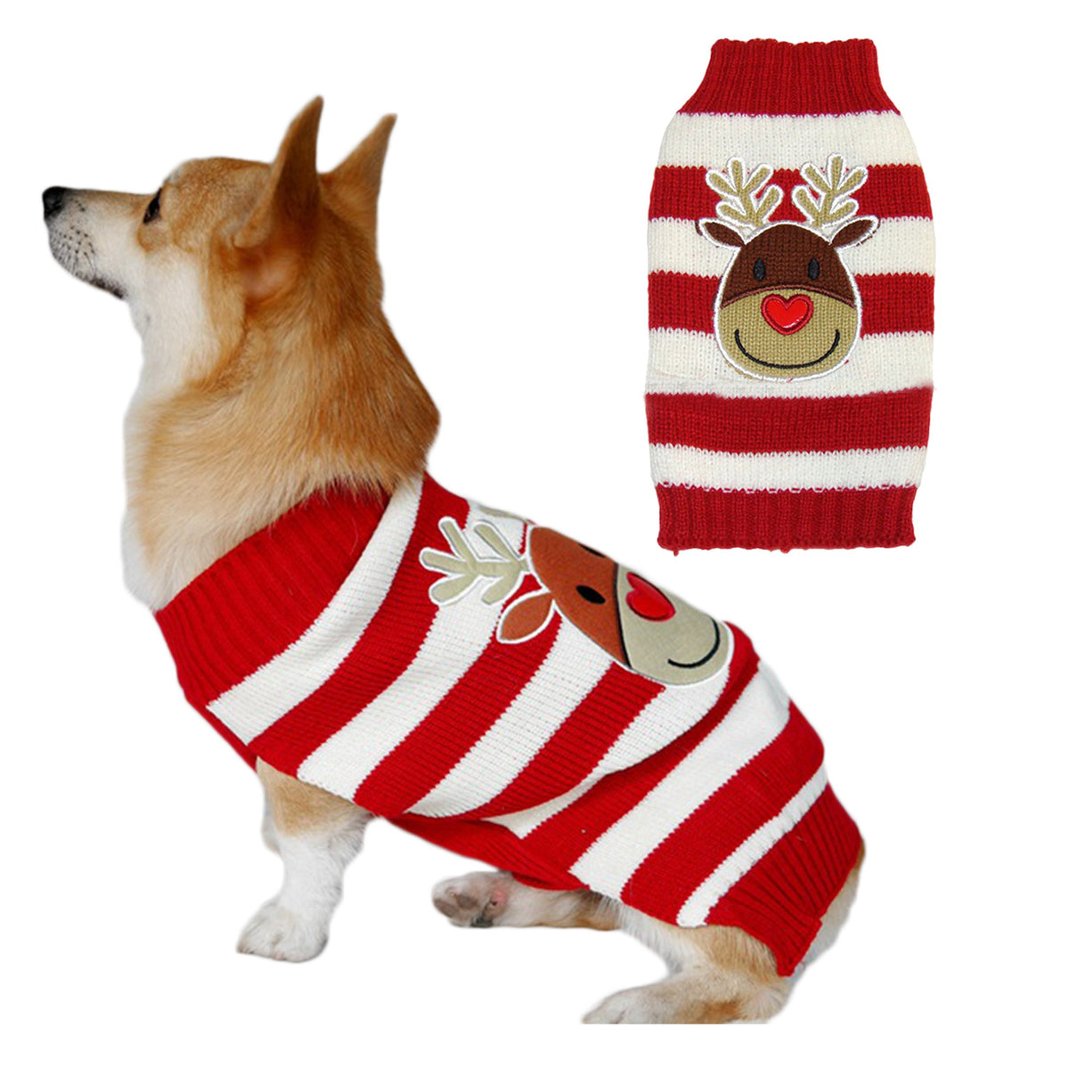 Christmas Knitted Pet Sweater