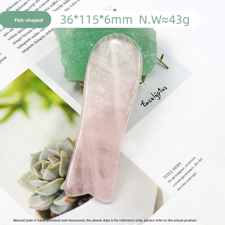 Pink Crystal Gua Sha Massage Tool