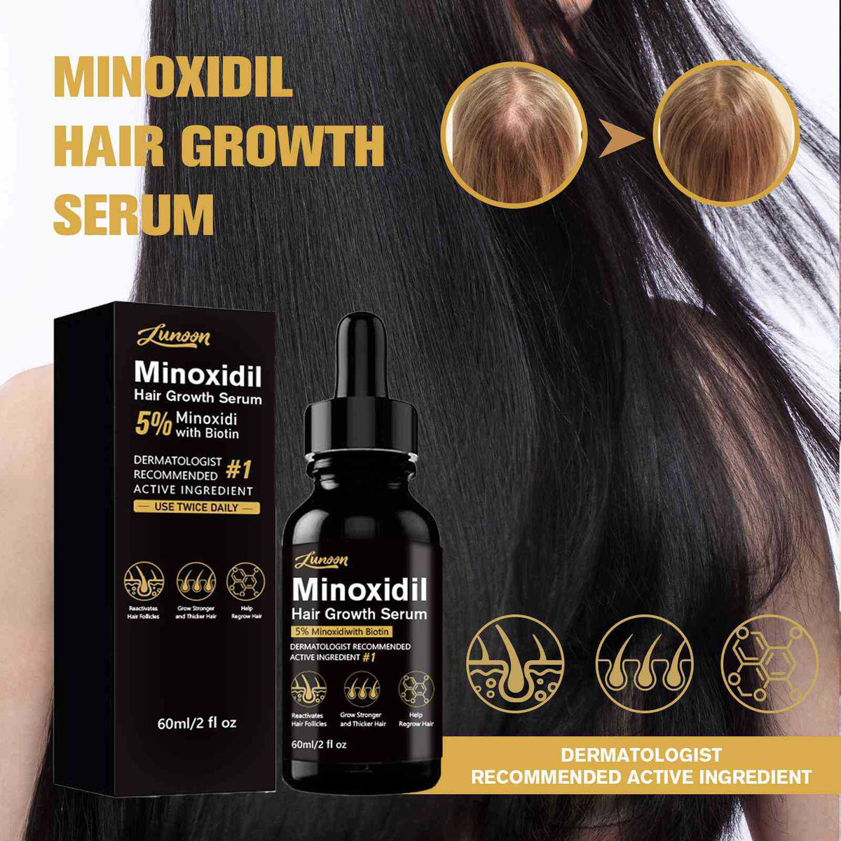 Moisturising Hair Care Serum, 60 ml