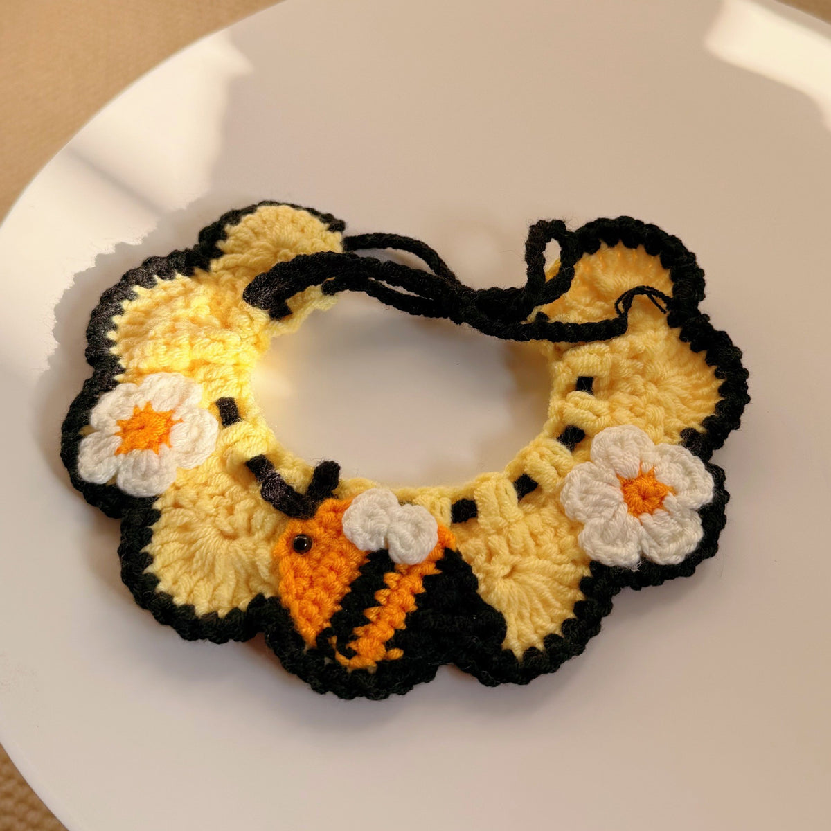 Crochet Pet Hat & Collar Costume Set - image 61