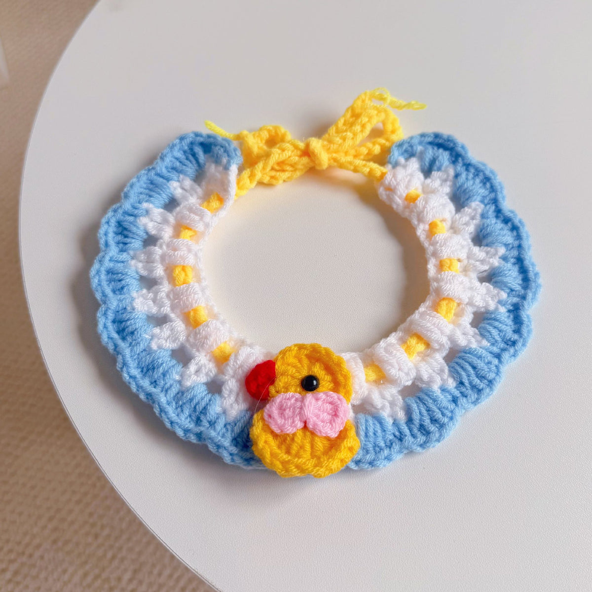 Crochet Pet Hat & Collar Costume Set - image 79