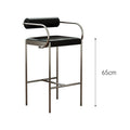 Nordic Designer Bar Chair with Backrest