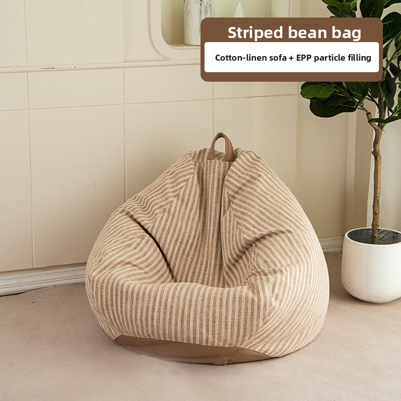 Cotton Linen Bean Bag Sofa