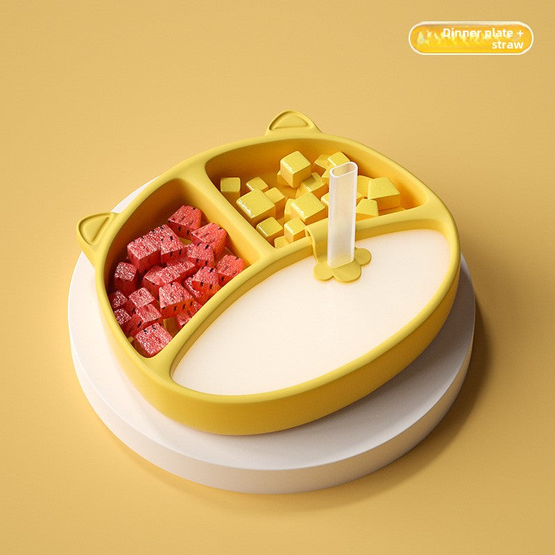 Silicone Baby Suction Plate Set