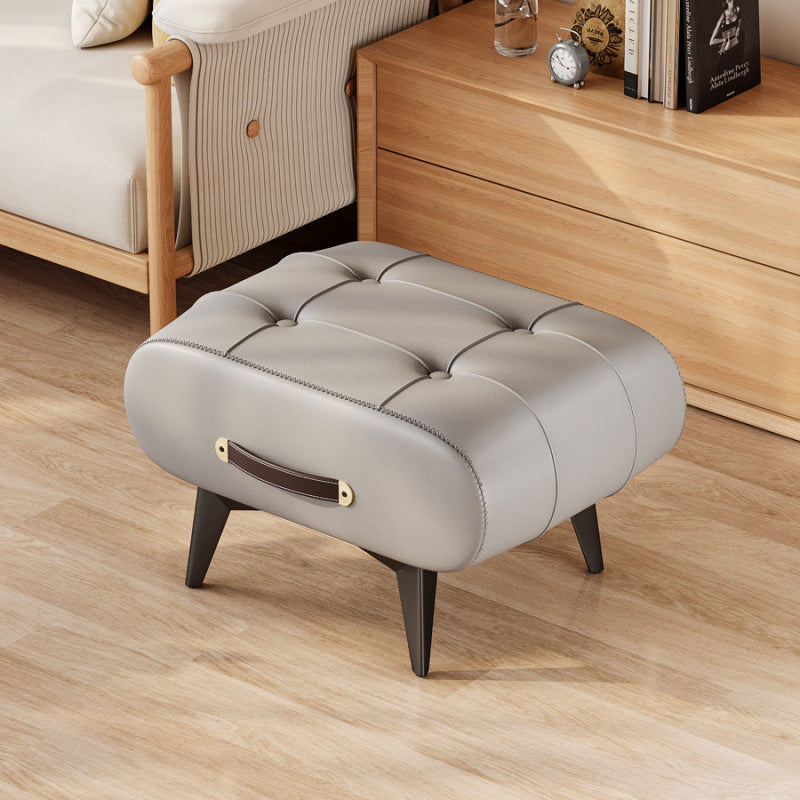 Cushioned Entryway Shoe Stool
