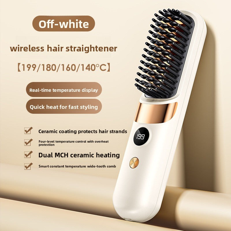 Cordless Hair Styling Comb for Straightening & Curls - view 8