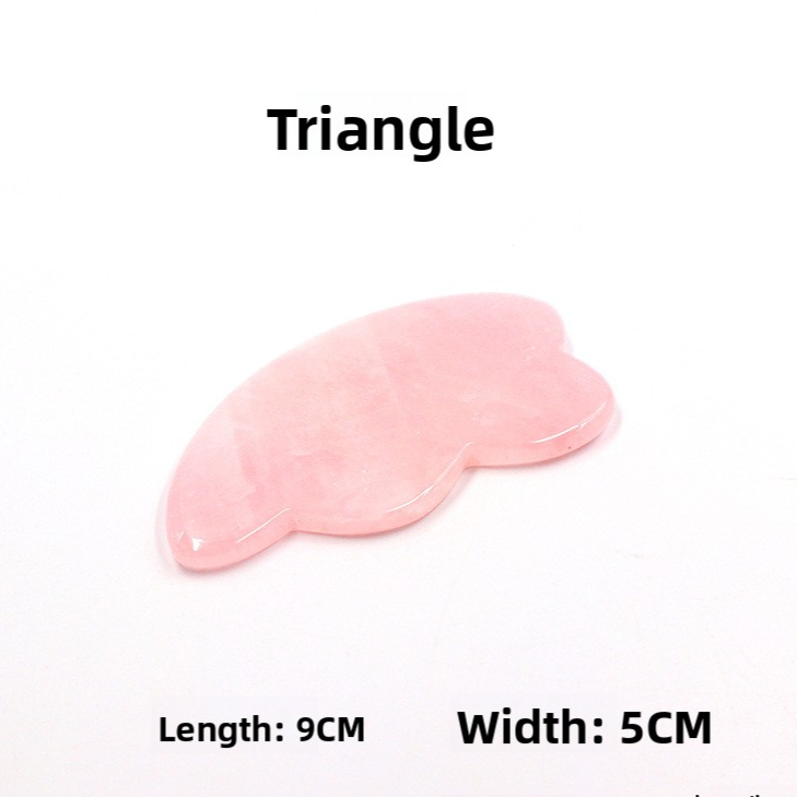Rose Quartz Gua Sha Massage Stones