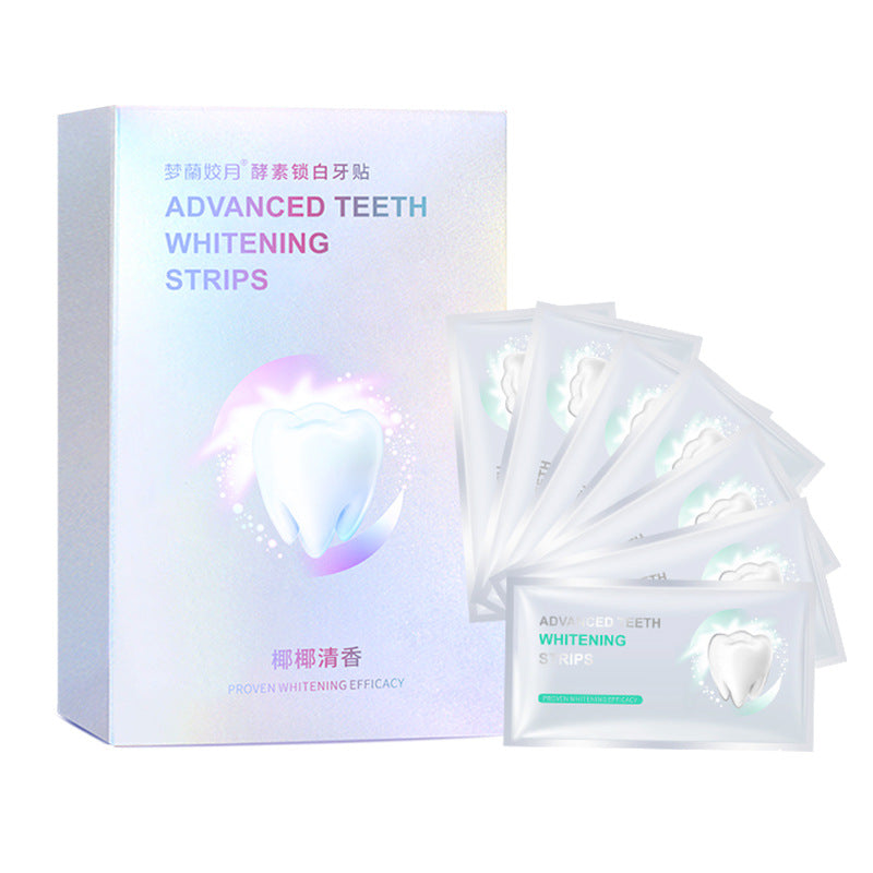 Coconut-Scented Teeth Whitening Strips, 7 Pairs
