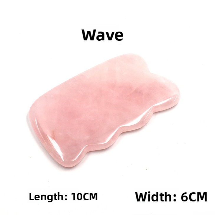 Rose Quartz Gua Sha Massage Stones