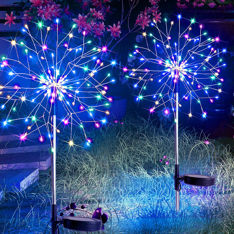 Solar Firework Flower Lights