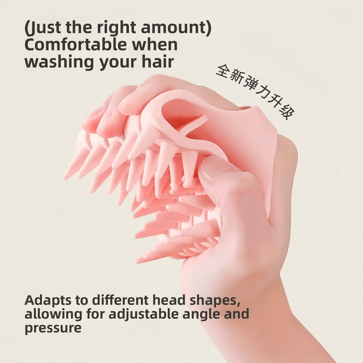 Silicone Scalp Massager Shampoo Brush