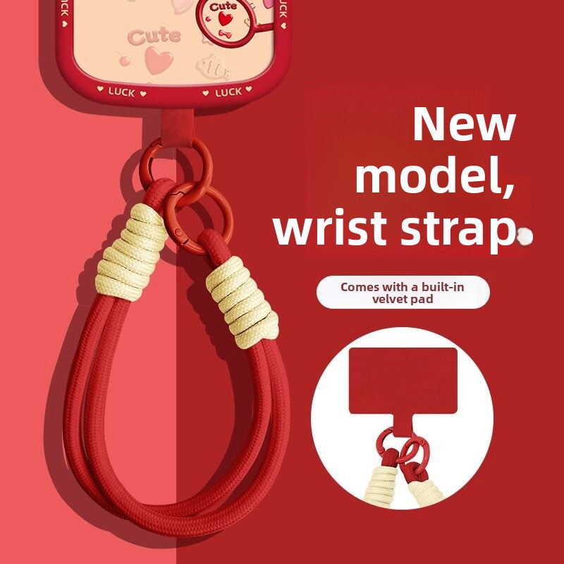 Adjustable Phone Lanyard with Double Buckle Wrist Strap