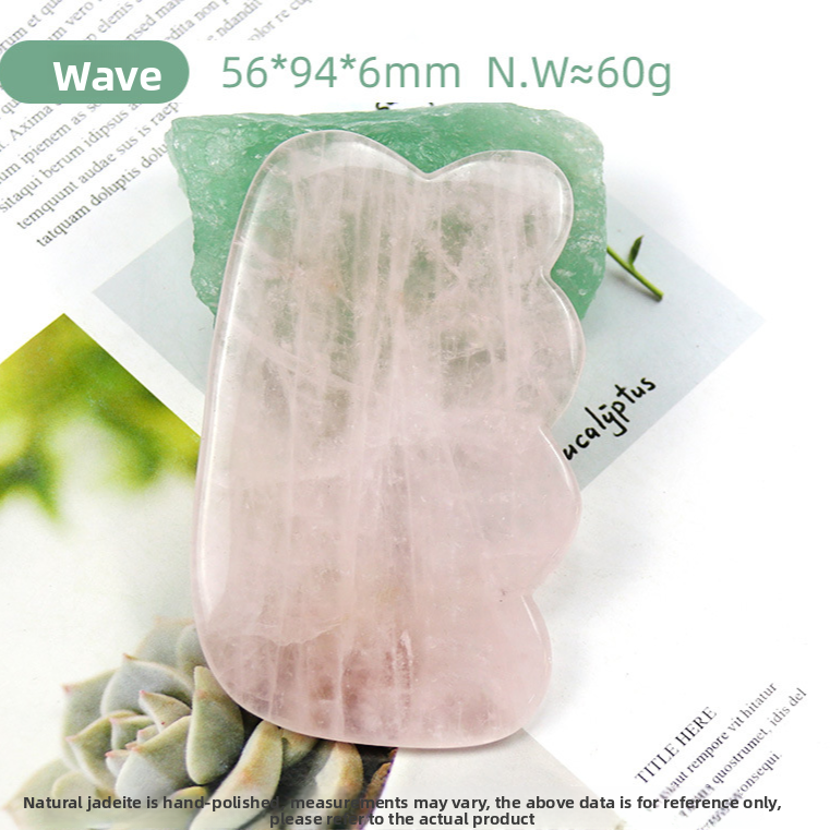 Pink Crystal Gua Sha Massage Tool