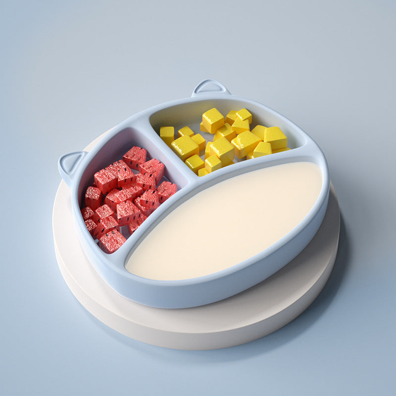 Silicone Baby Suction Plate Set