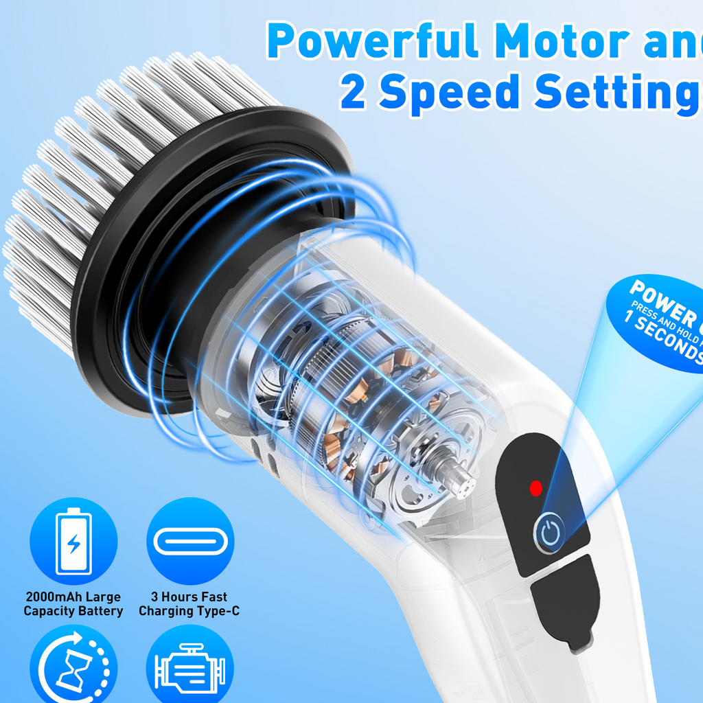 Multifunctional Electric Cleaning Brush