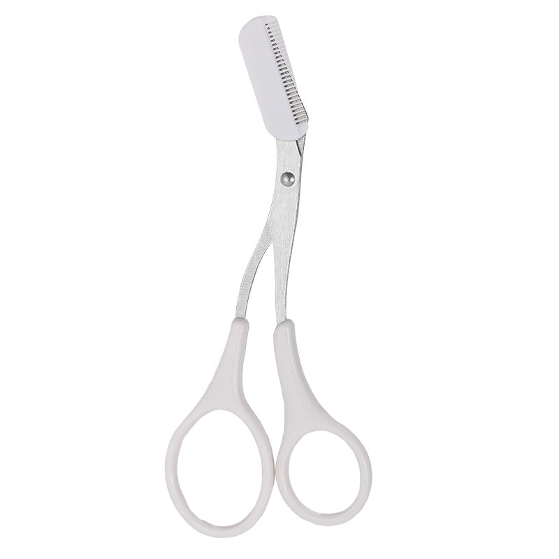 Eyebrow Trimming Scissors with Comb
