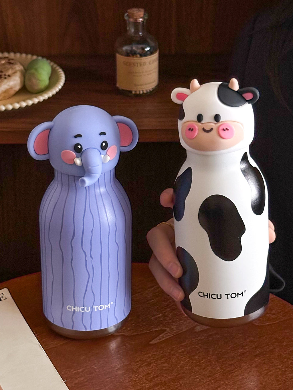 480 ml Animal Insulated Straw Cup